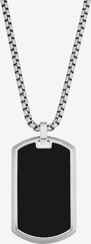 s.Oliver Necklace in Grey: front