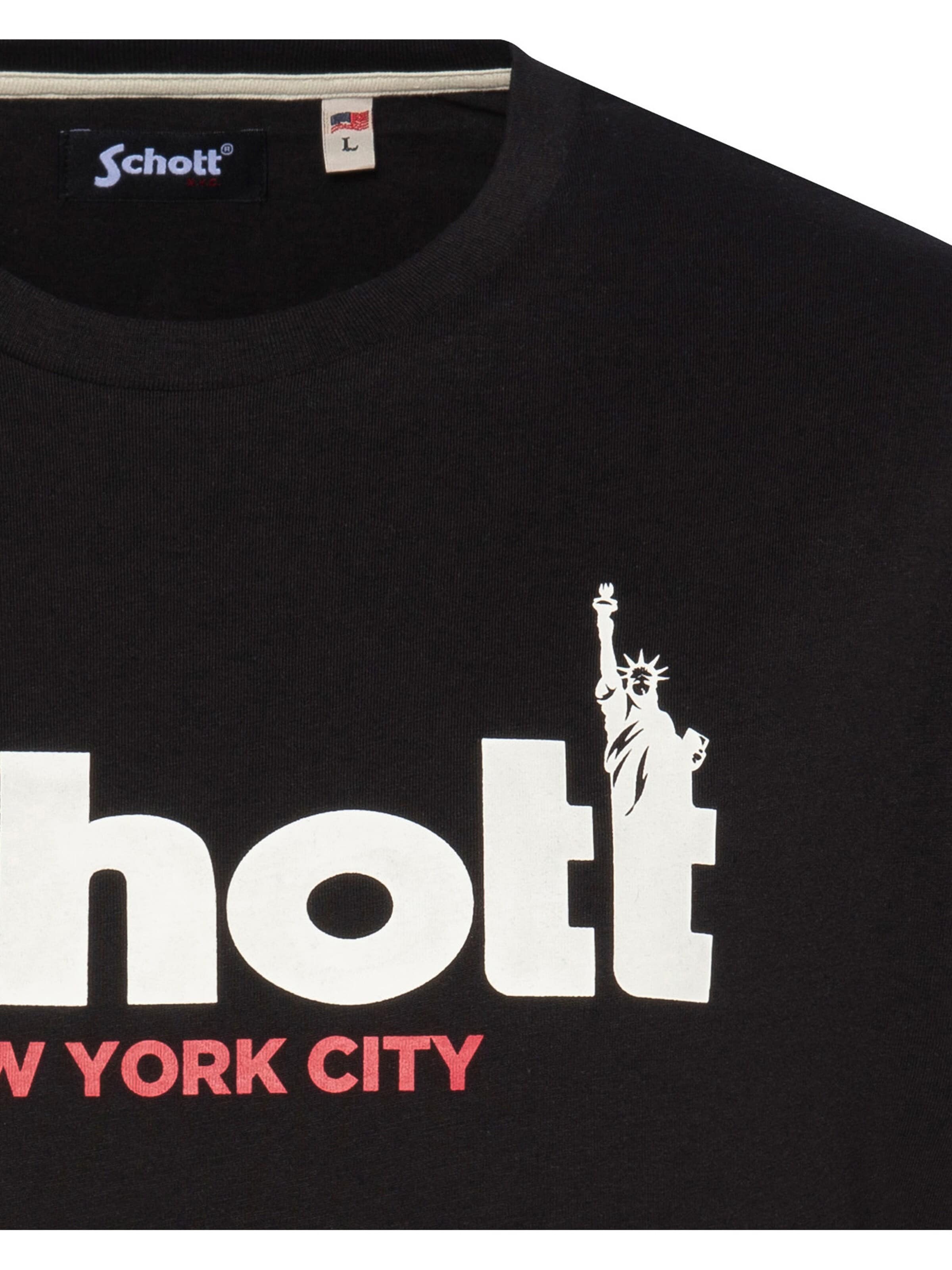Schott NYC Shirt‌‌‌‌‌‌‌‌‌‌ in Schwarz