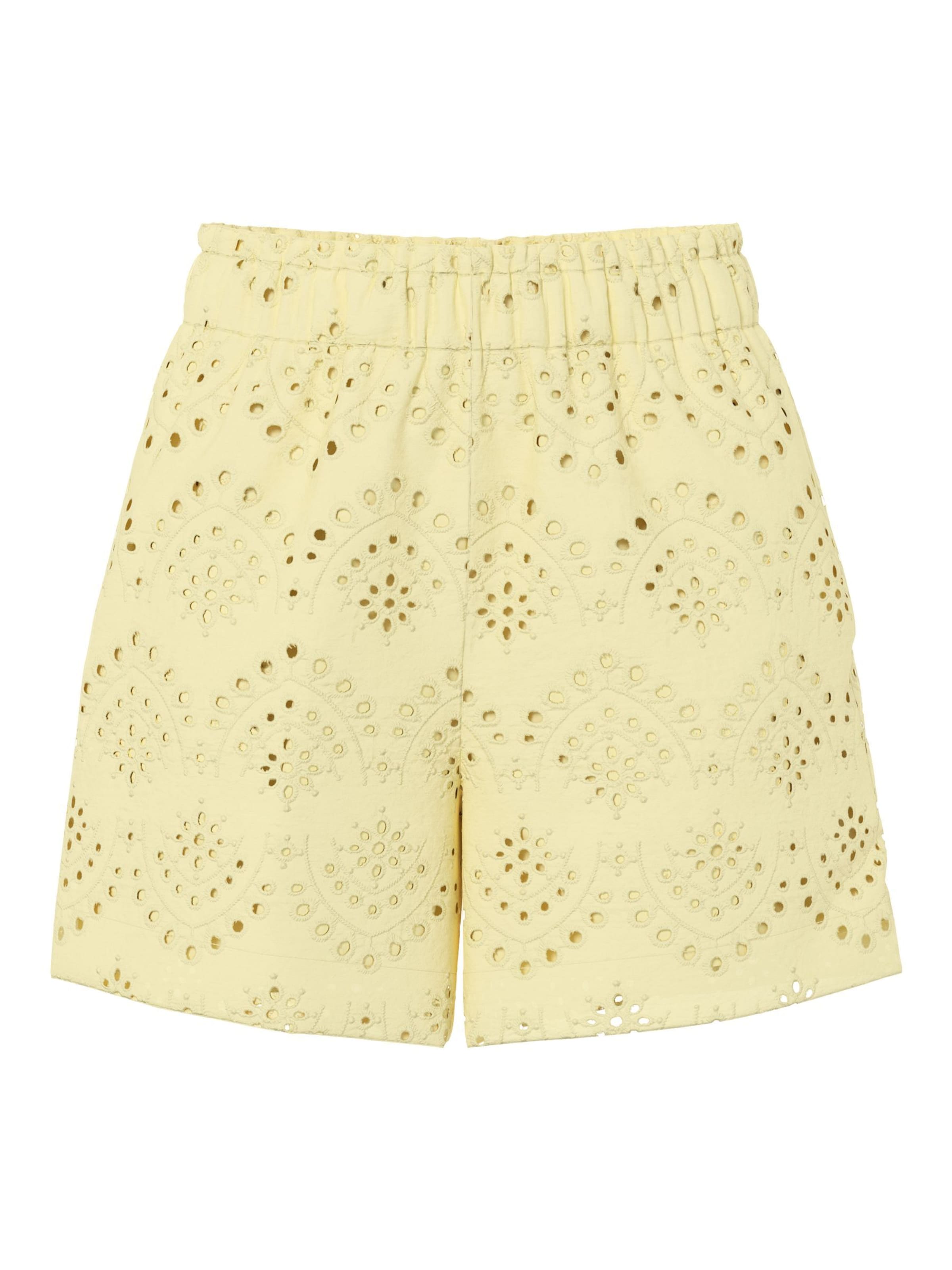 PIECES Pantalon 'PCVilde' en jaune, Vue avec produit