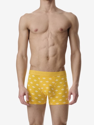 ADIDAS ORIGINALS Boxershorts ' Comfort Flex Cotton Print ' in Geel: voorkant