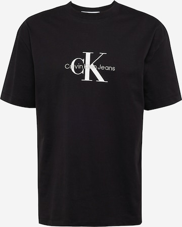 Calvin Klein Jeans Tričko – černá: přední strana