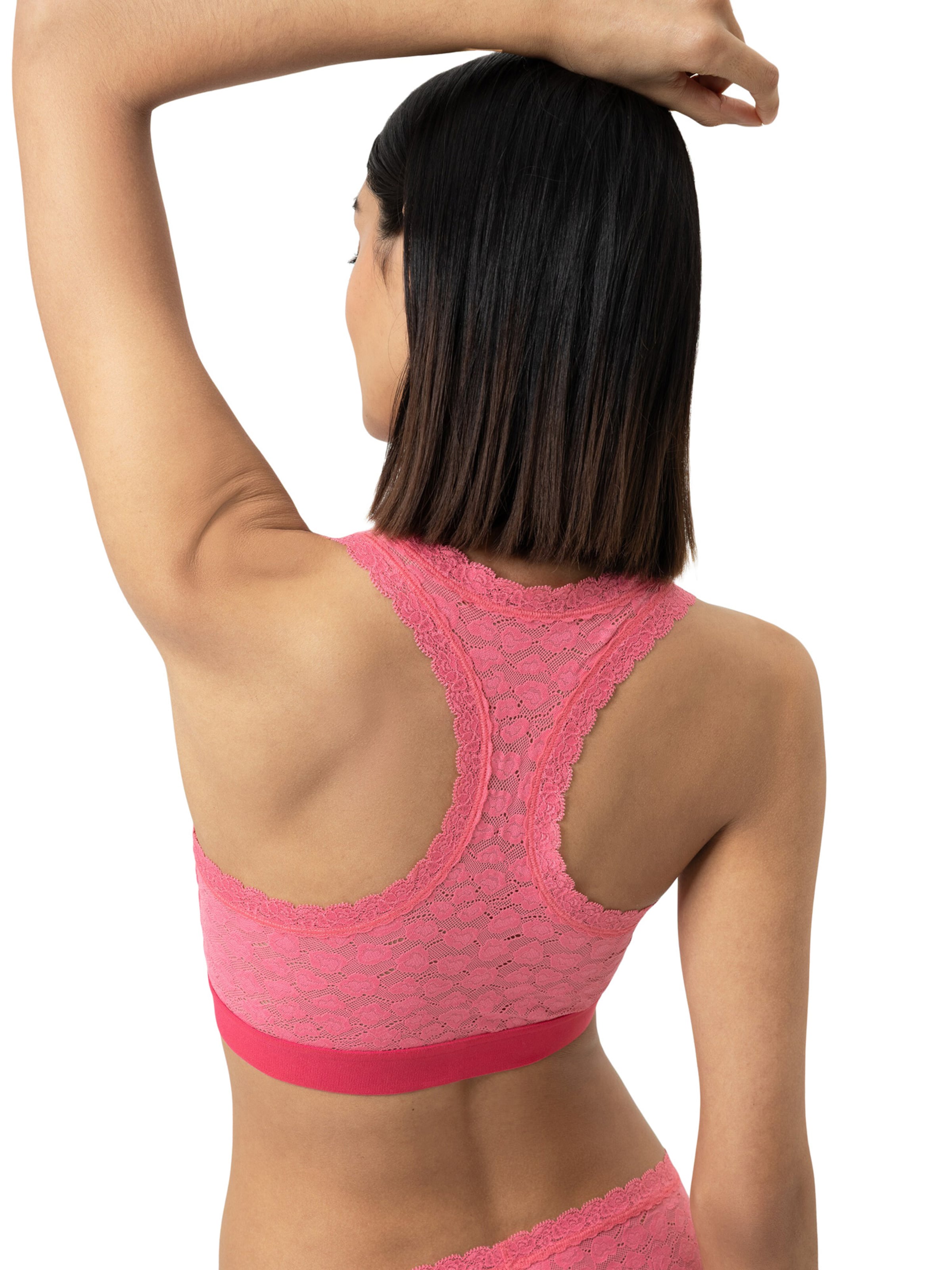 Mey Bustier BH 'Savage Lace' in Roze