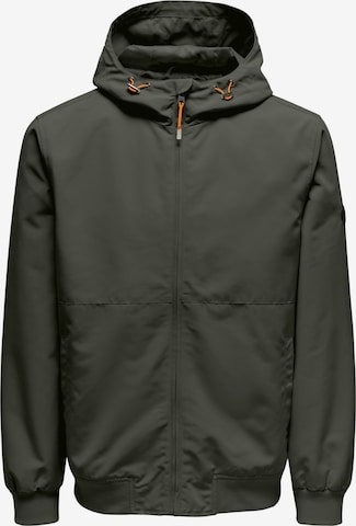 Only & Sons Between-Season Jacket 'Jess' in Grey: front
