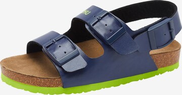 myToys COLLECTION Sandals 'AMY' in Blue: front