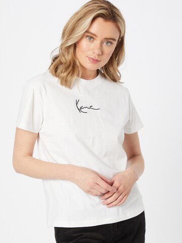 T-shirt Karl Kani en blanc : devant