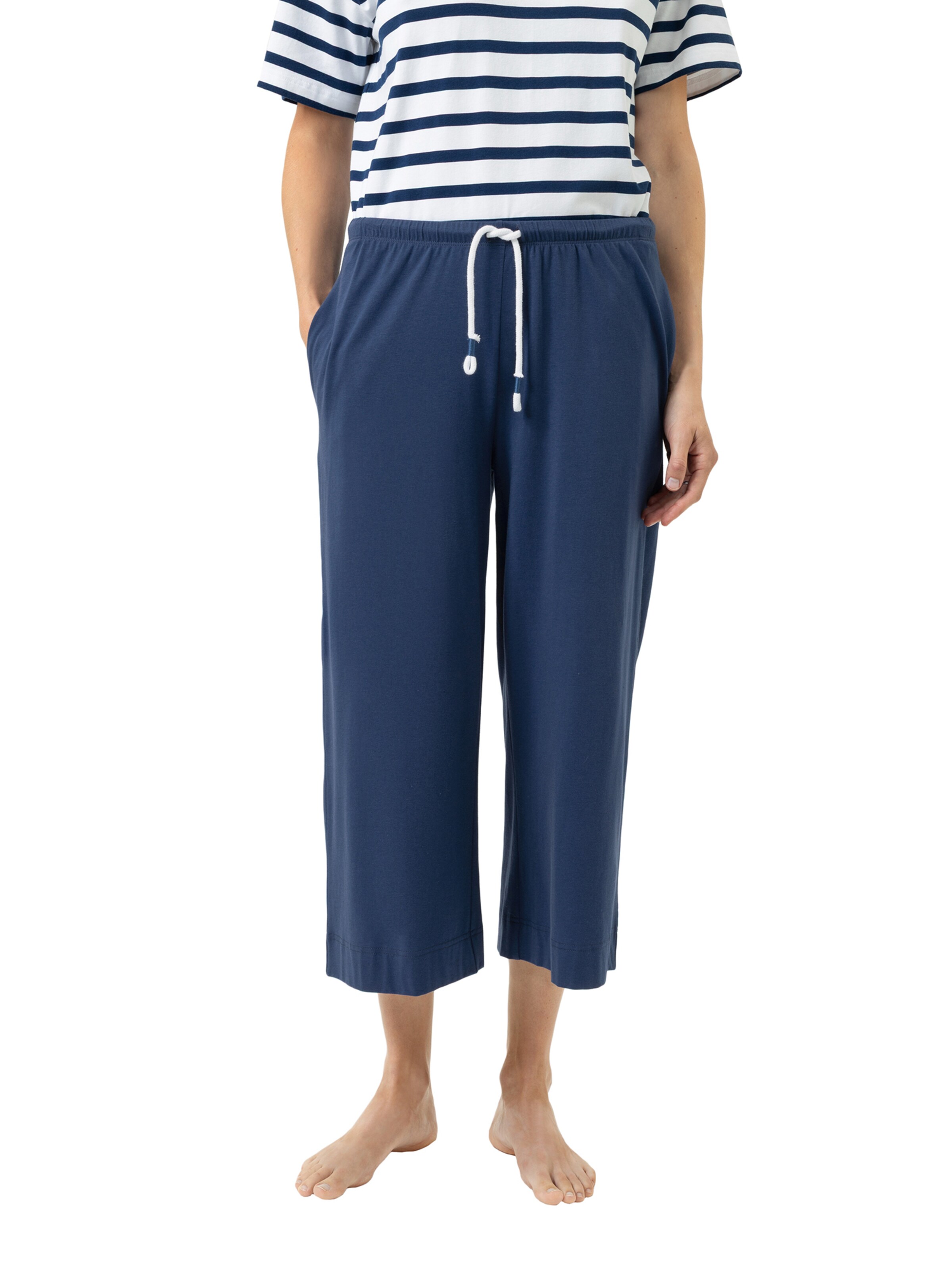 Mey Regular Pants 'Solid Love' in Blue: front