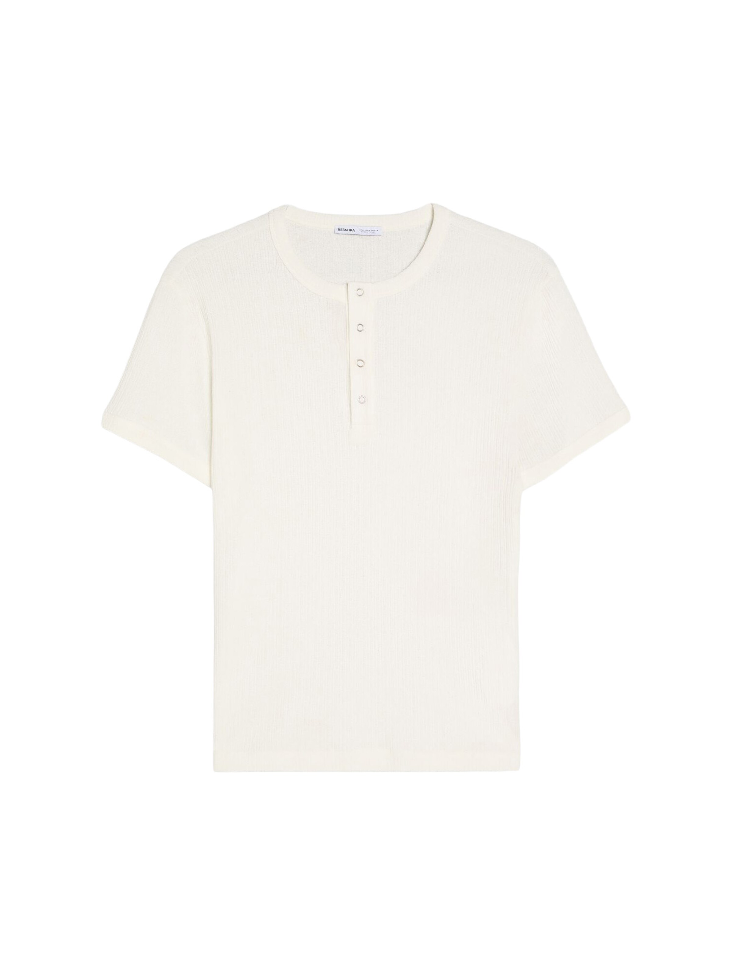 Bershka T-Shirt in XS in weiß, Produktansicht
