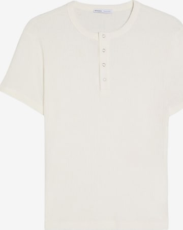 Bershka Shirt in White: front