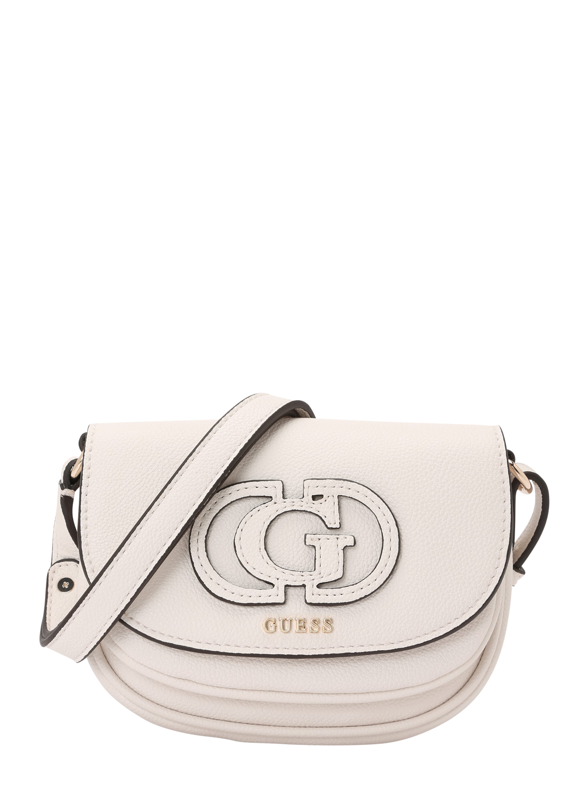 GUESS Schoudertas &#x27;CALEBRA MINI CNVRTBL XBDY FLAP&#x27; in Wit: voorkant
