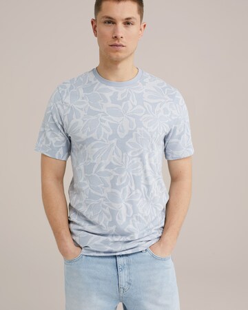 T-Shirt WE Fashion en bleu : devant
