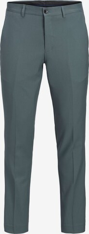 Coupe slim Pantalon à plis JACK & JONES en vert : devant