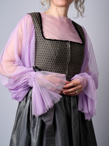 INNA.Trachten Trachtenbluse 'Violet' in Lila