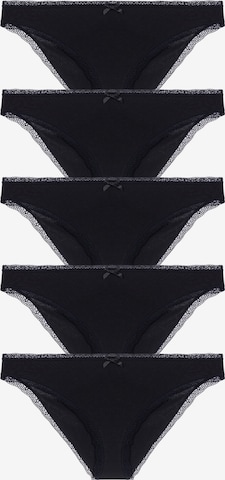 Dorina Slip in Schwarz: Vorderseite