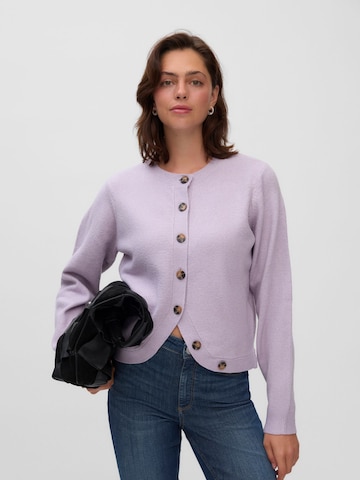 Cardigan 'VMVania' VERO MODA en violet : devant