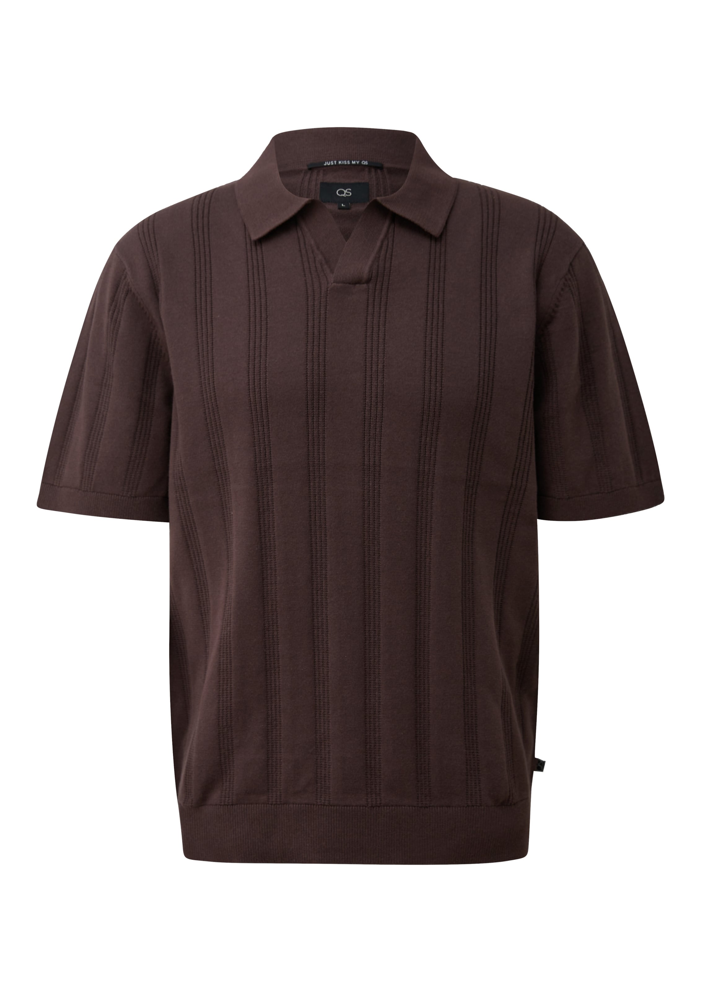 Pull-over QS en marron : devant