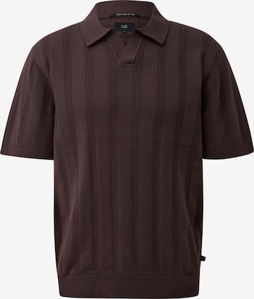 Pull-over QS en marron : devant