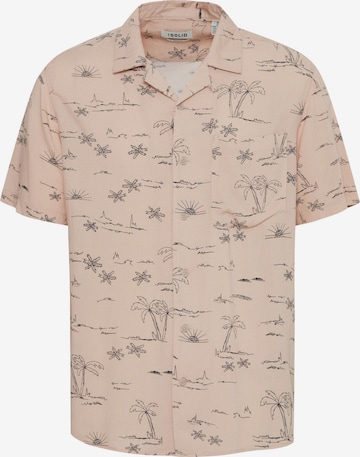 !Solid - Regular Fit Camisa 'Lan' em castanho: frente