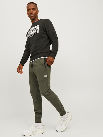 JACK & JONES Tapered Trousers in Green