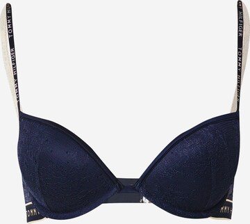 TOMMY HILFIGER Push-up BH in Blauw: voorkant