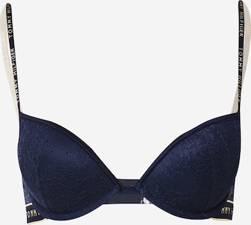 Tommy Hilfiger Underwear Push-up Podprsenka – modrá: přední strana