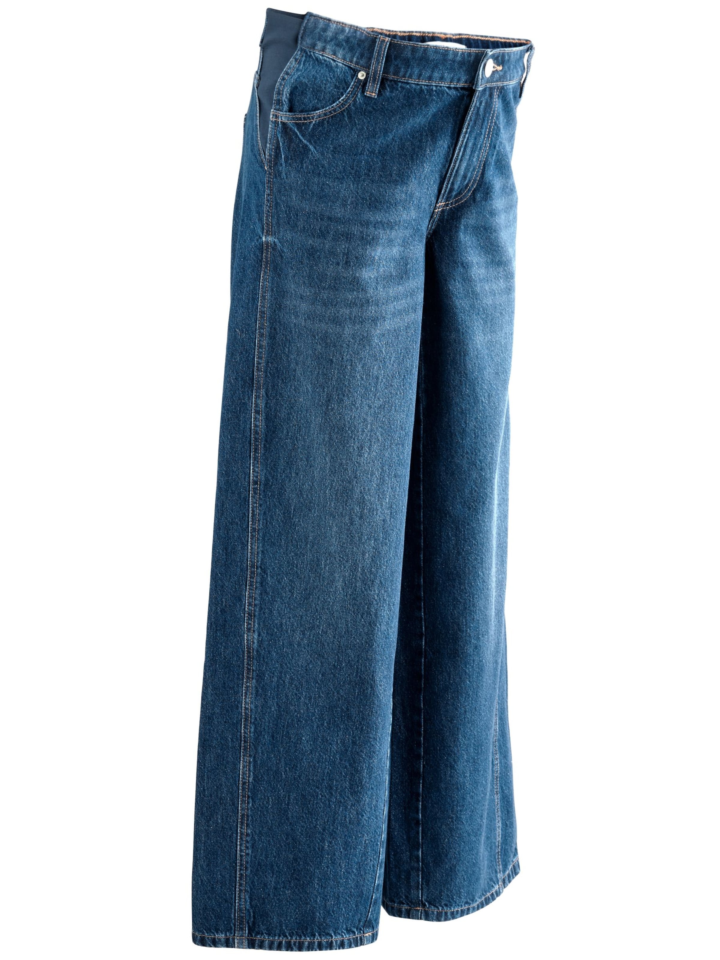 Next - Perna larga Calças de ganga em azul