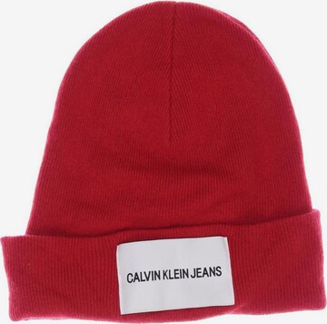 Calvin Klein Jeans Hut oder Mütze One Size in Rot: predná strana