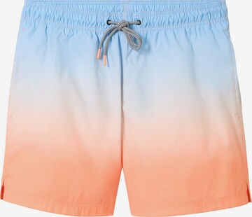 TOM TAILOR DENIM Board Shorts in Orange: front