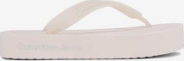 Calvin Klein Jeans T-Bar Sandals in Pink: front