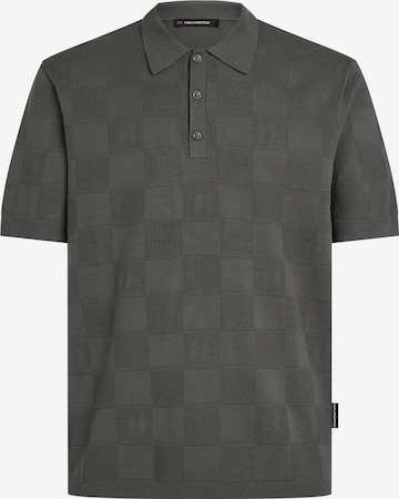 Tricou de la Karl Lagerfeld pe gri: față