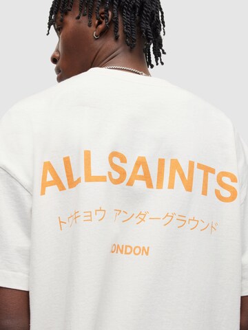 AllSaints T-shirt 'Underground' i vit