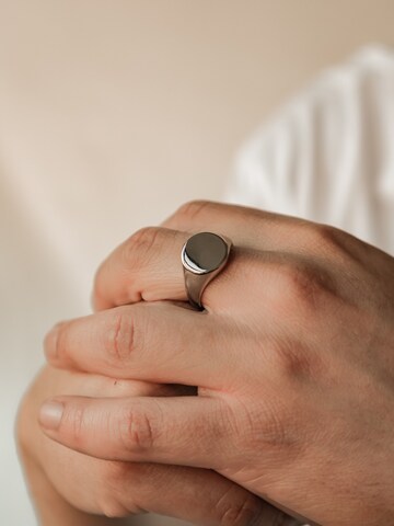 Hey Happiness Ring 'Signet' in Silver