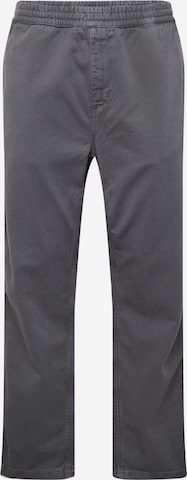 Carhartt WIP Loosefit Broek 'Flint' in Grijs: voorkant