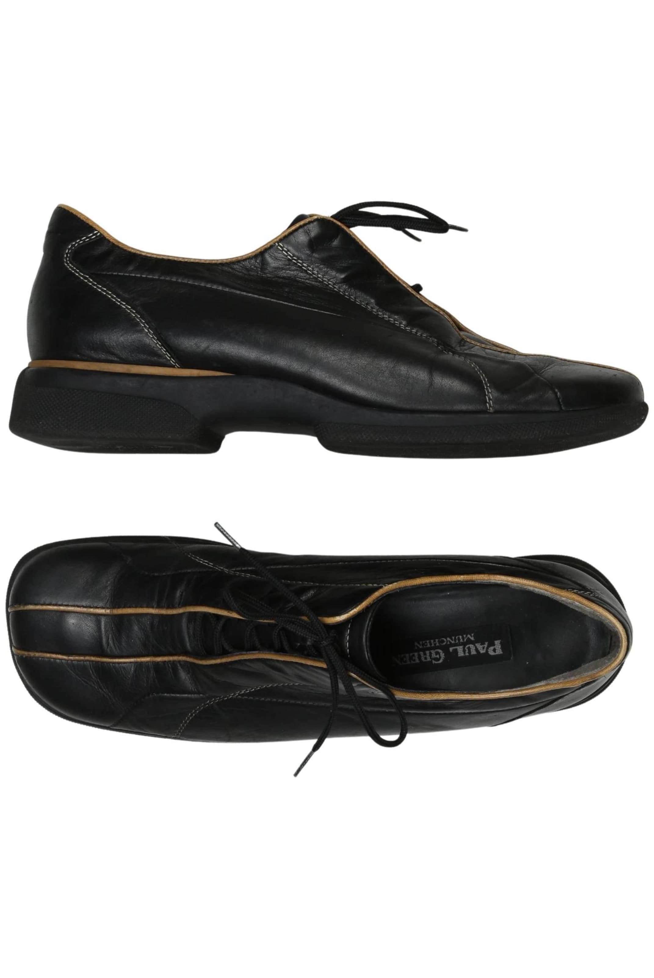 Paul Green Flats & Loafers in 39 in Black: front