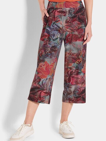 Goldner Loosefit Broek 'Vera' in Rood: voorkant