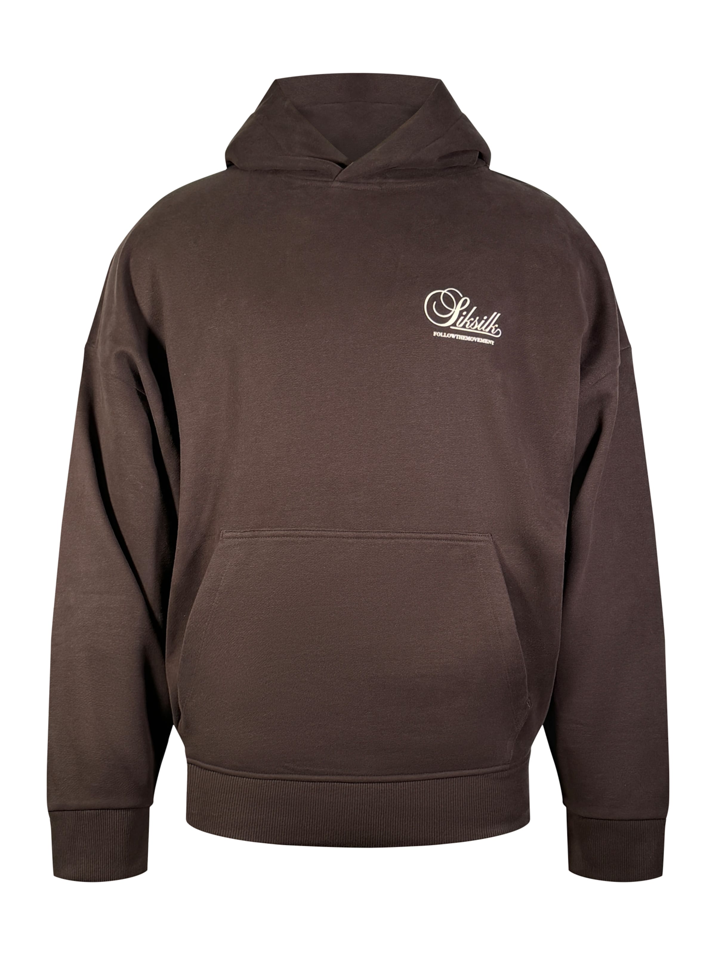SikSilk Sweatshirt in Brown: front