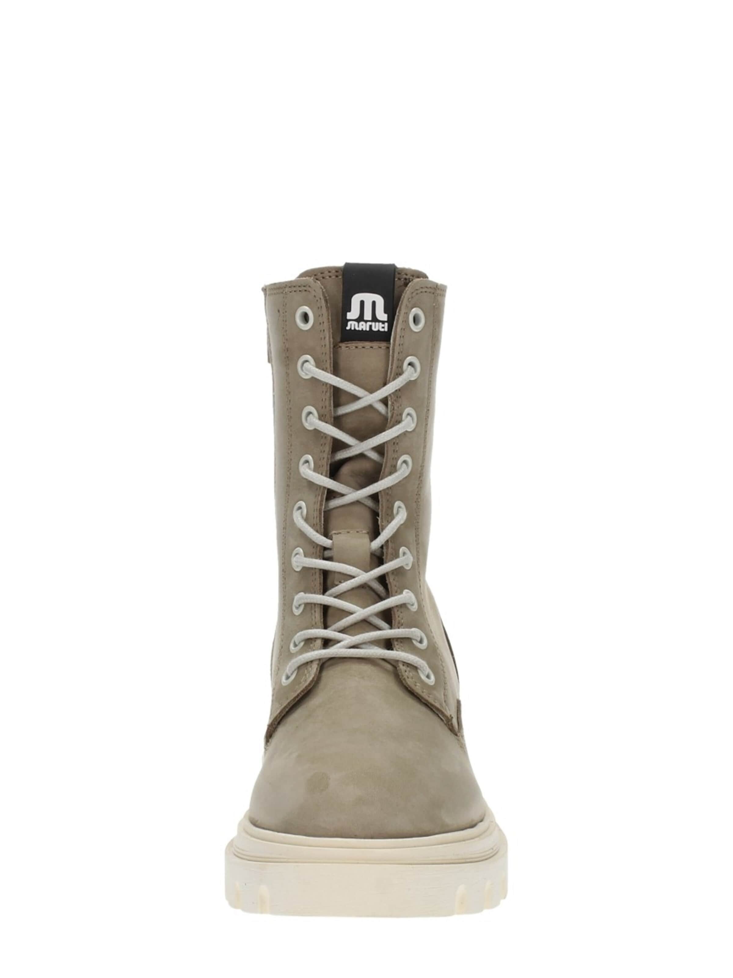 MARUTI Lace-Up Boots 'Fleur' in Beige