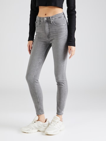 Calvin Klein Jeans Skinny Džíny – šedá: přední strana