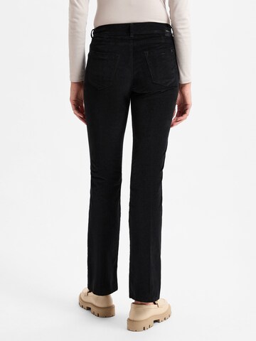 Bootcut Pantalon à plis 'Shakira' BRAX en noir