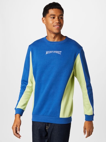 Sweat-shirt JACK & JONES en bleu : devant