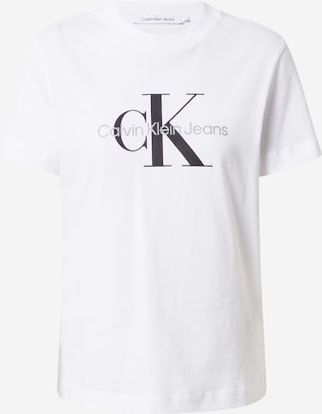 Calvin Klein Jeans T-Shirt in Weiß: predná strana