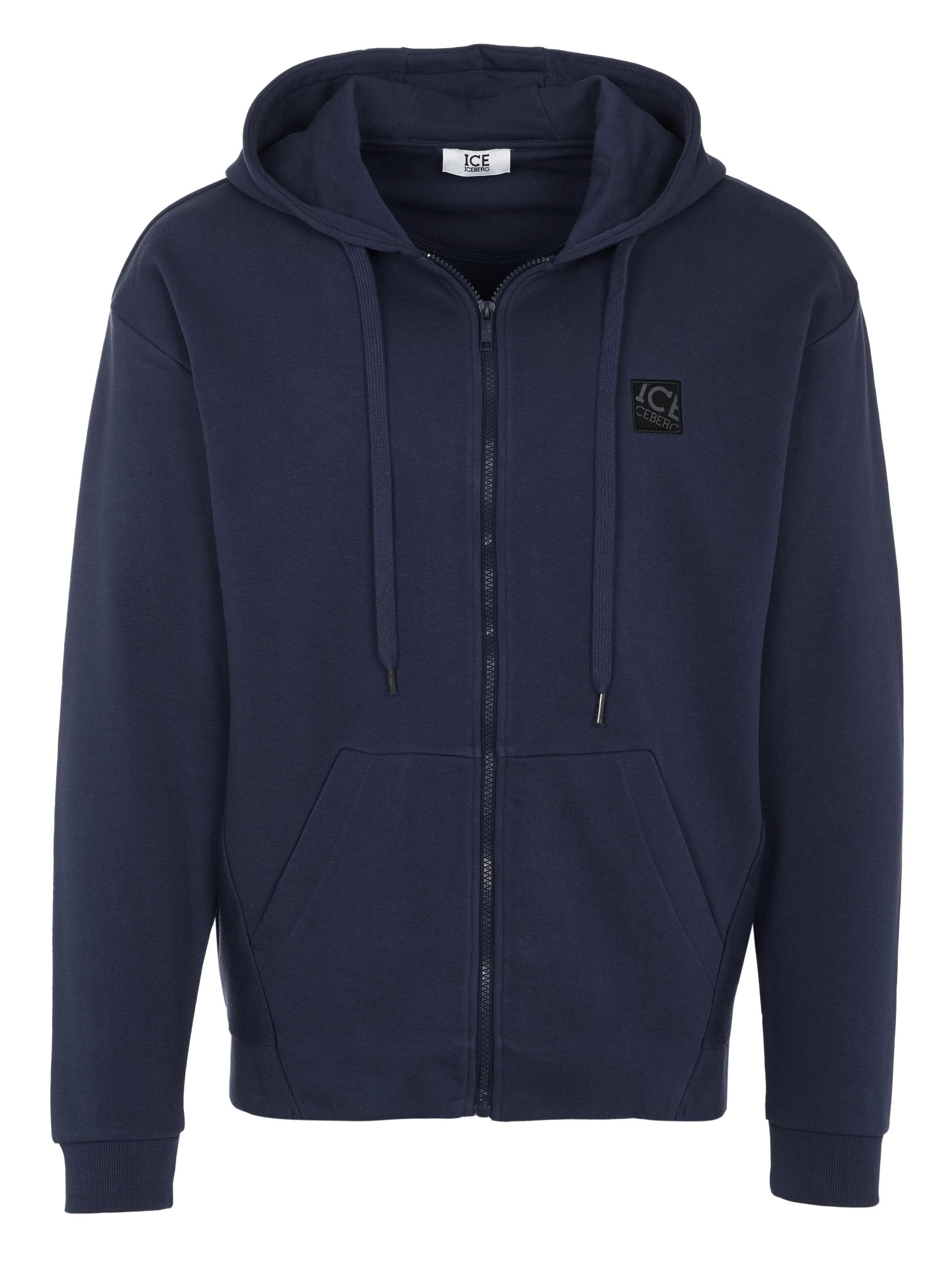 ICEBERG Sweatjacke‌‌‌‌‌ in Blau: Vorderseite
