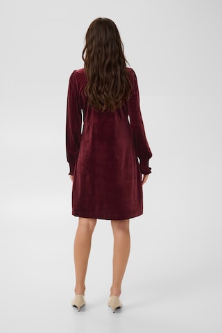 CULTURE - Vestido 'HANANNA ZOE' em vermelho