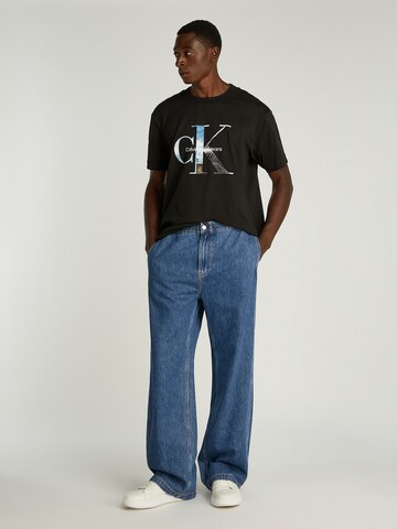 Calvin Klein Jeans Loosefit Farkut 'PULL ON 90'S' värissä sininen