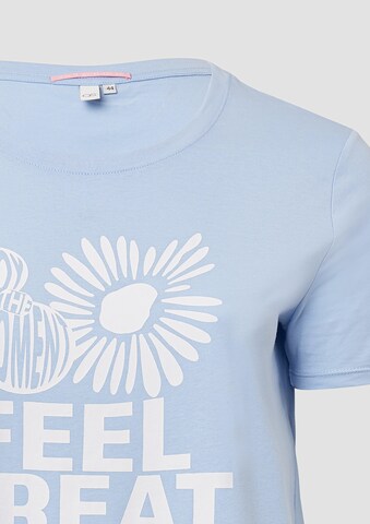 T-shirt QS en bleu