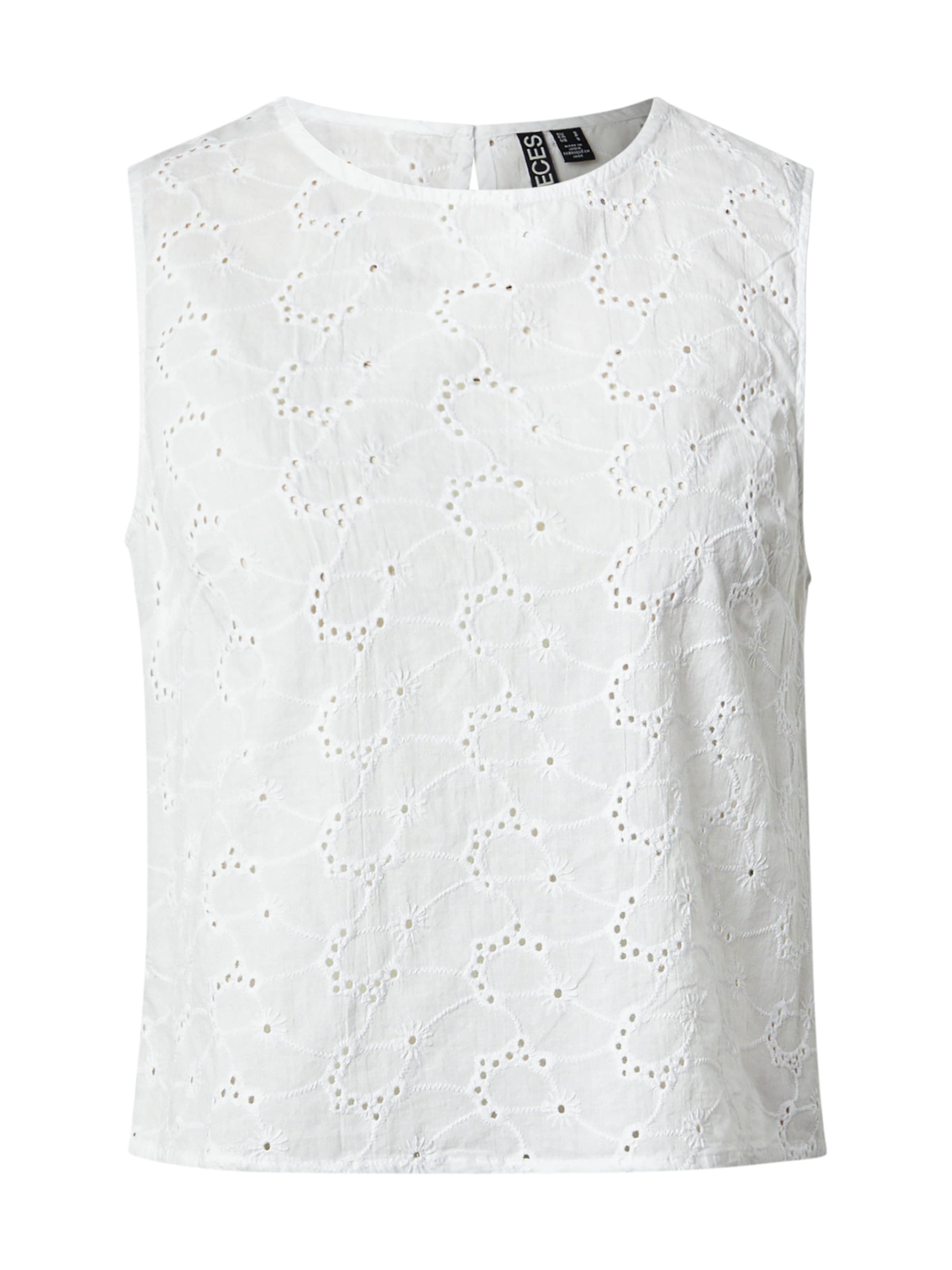 PIECES Chemisier 'PCFie' en blanc, Vue avec produit