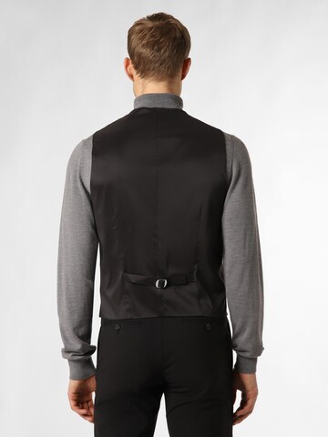 Finshley & Harding London Suit Vest in Black: front
