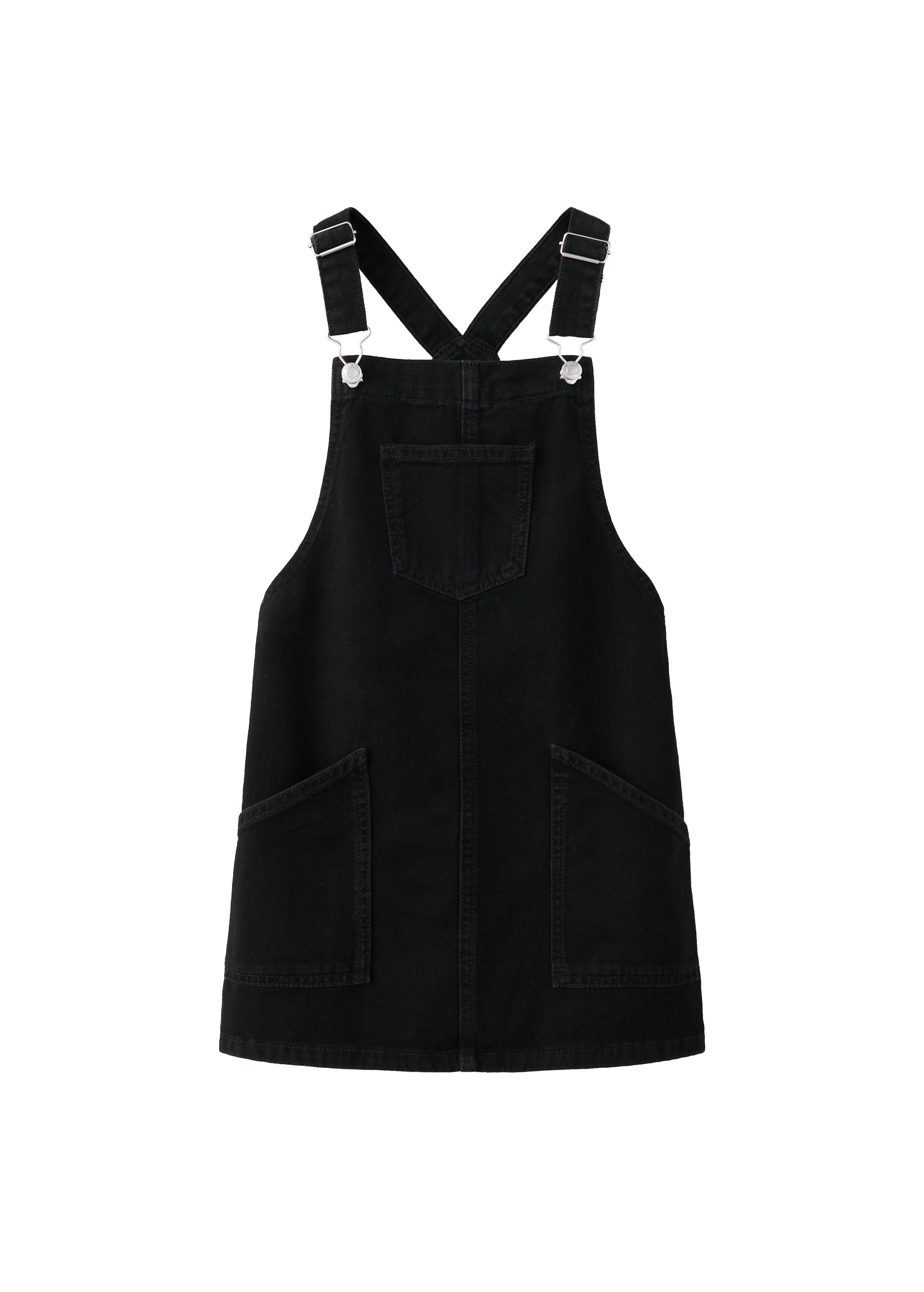 MANGO KIDS Kjole 'MIA' i sort: forside