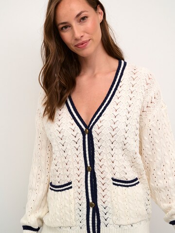 Cream Cardigan 'Preps' i beige