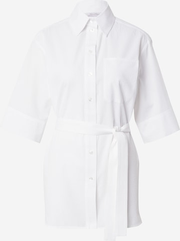 Chemisier 'TEXAS' Max Mara Leisure en blanc : devant