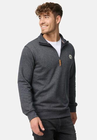 INDICODE JEANS Trui ' Caspar ' in Zwart